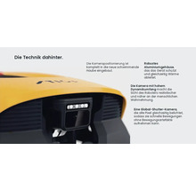 Kamera eines Rasenmähroboters