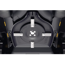 Mähdeck eines Rasenmähroboters mit Klingen