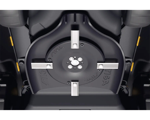 Mähdeck eines Rasenmähroboters mit Klingen