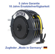 Enrouleur de tuyau Ebinger avec tuyau d'arrosage