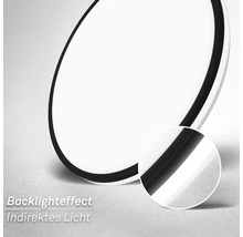 Plafonnier rond avec lumière indirecte