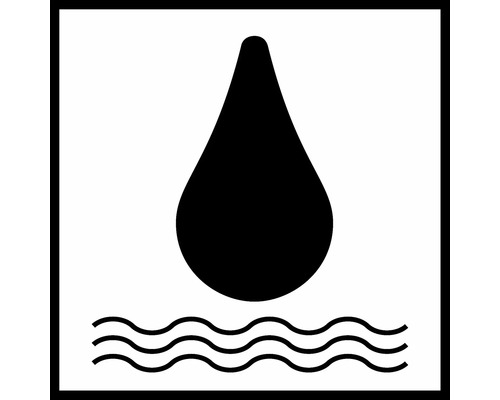 Symbole de résistance à l'eau
