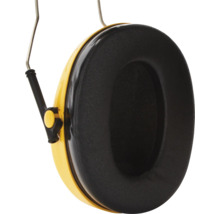 Casque antibruit jaune pour la protection auditive