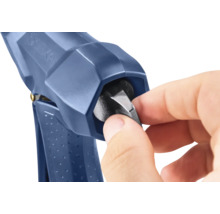 Detailaufnahme einer Sprühpistole mit verstellbarer Düse