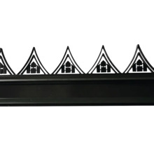 Dekorativer Zaunpfostenaufsatz aus Metall