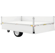 Remorque Humbaur avec structure blanche