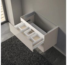 Meuble sous-lavabo avec tiroir et compartiments pour montage mural