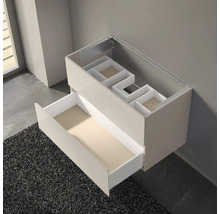 Meuble sous-lavabo avec tiroir et compartiment