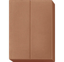 Un insert d'interrupteur d'éclairage marron