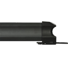 Detailansicht einer Markisenhalterung aus Kunststoff