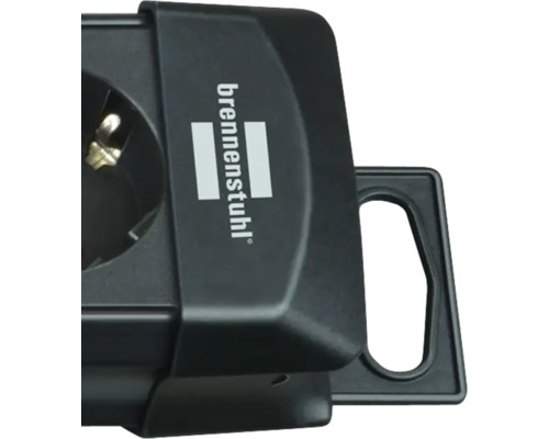 Brennstuhl Logo auf einer Steckdose