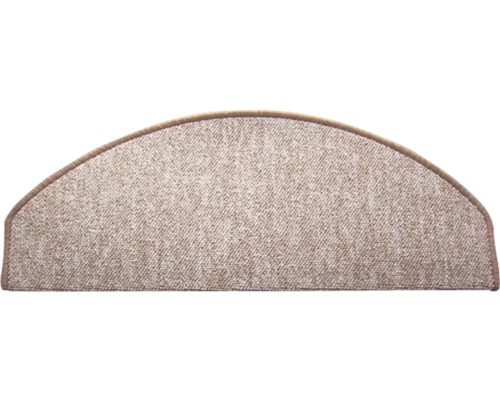 Halbrunde Stufenmatte aus Stoff