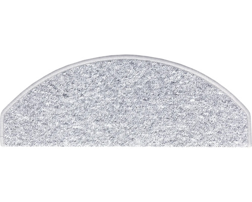 Marche d'escalier semi-circulaire en moquette