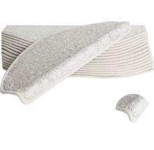 Marche d'escalier en textile avec angle