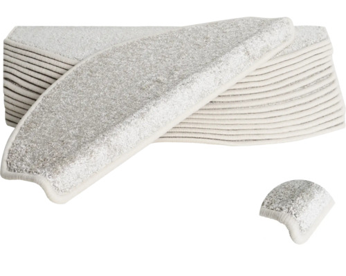 Marche d'escalier en textile avec angle