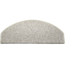 Halbrunde Stufenmatte aus Textil