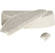 Marches d'escalier en moquette, set