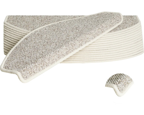 Marches d'escalier en moquette, set