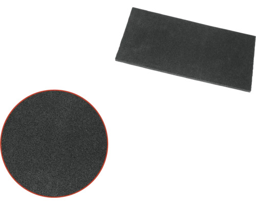 Zwei Pads aus Schaumstoff, rechteckig und rund