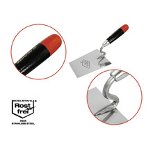 Truelle de maçon en acier avec manche