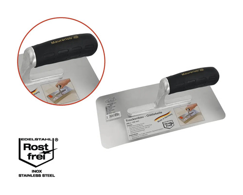 Maurerlob Glättkelle für Trockenbauarbeiten, 280x130 Millimeter