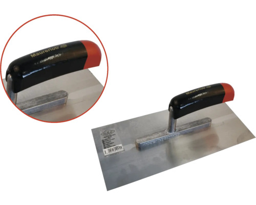 Truelle de maçon avec manche en plastique