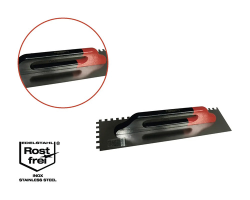 Zahnspachtel mit Griff und Edelstahl Rostfrei Siegel