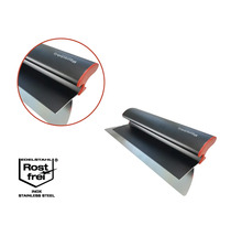 Truelle à lisser Maurerjob en acier inoxydable avec poignée ergonomique