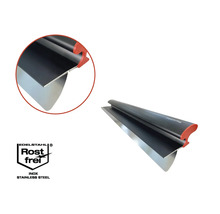 Spatule d'angle en acier inoxydable avec le label Rostfrei