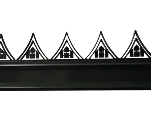 Cache-vue de clôture avec motif de maison