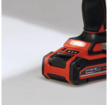 Vue détaillée de la perceuse-visseuse sans fil Einhell