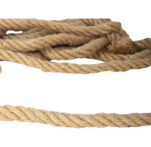 Corde en fibres naturelles torsadée en sisal ou chanvre.