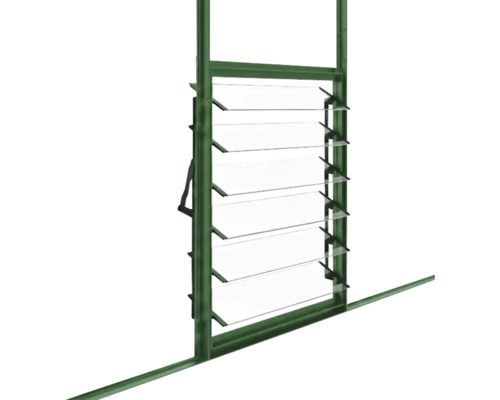 Fenêtre avec lamelles en verre