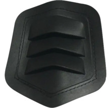 Épaulette en cuir noire avec trois chevrons