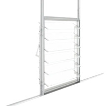 Fenêtre à lamelles avec cadre en aluminium et lamelles en verre