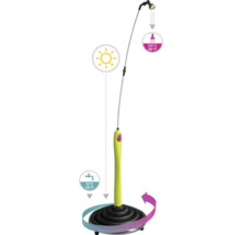 Douche de jardin autoportante avec contrôle de la température réglable.