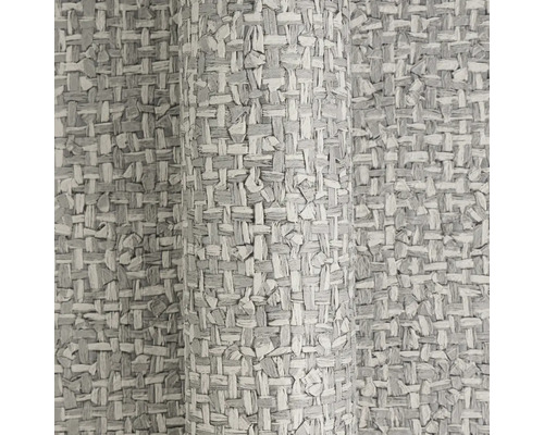Papier peint avec aspect textile et motif tissé