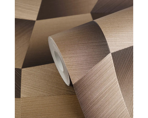 Rouleau de papier peint à motif géométrique