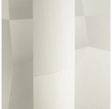 Papier peint intissé avec motif géométrique à lignes et surface structurée.