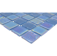 Nahaufnahme von Glasmosaikfliesen