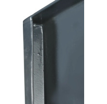 Vue détaillée d'un receveur de douche