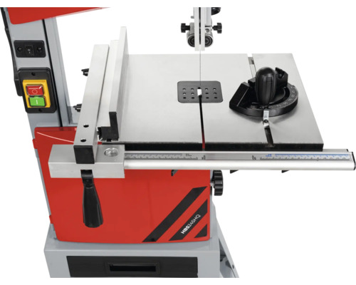 Bandsäge mit Tisch und Winkelanschlag