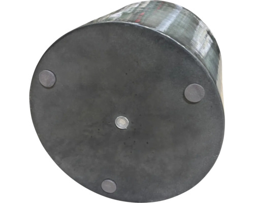 Socle cylindrique avec base ronde et pieds