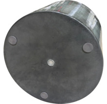 Pot de fleurs cylindrique avec pieds