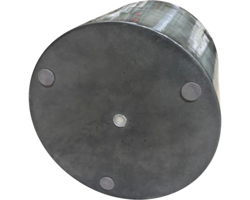 Pot de fleurs cylindrique avec pieds