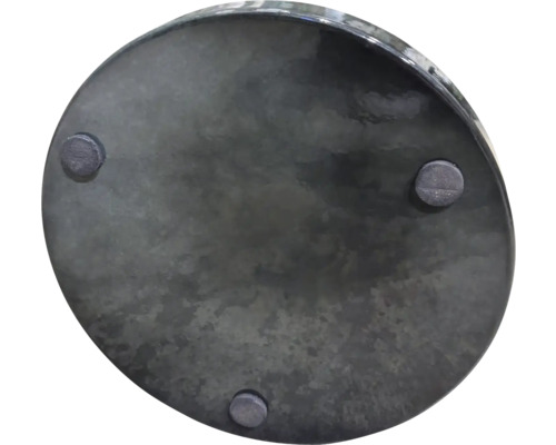 Runde Platte mit drei Füßen