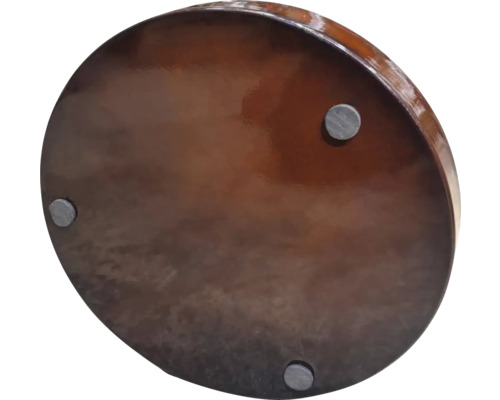 Runde Holzplatte mit Füßen