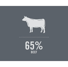 Image symbolique : 65 % de viande de bœuf