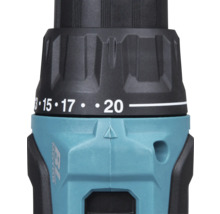 Detailaufnahme einer Bohrmaschine mit Drehmomenteinstellung