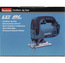Scie sauteuse sans fil Makita avec moteur sans balais et technologie LXT.